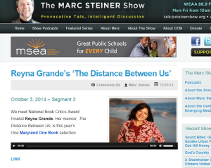 Reyna Grande’s ‘The Distance Between Us’ The Marc Steiner Show